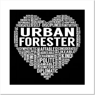 Urban Forester Heart Posters and Art